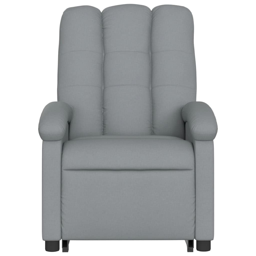 Sta-op-massagestoel verstelbaar stof lichtgrijs is nu te koop bij PeponiXL, paradijselijk wonen!