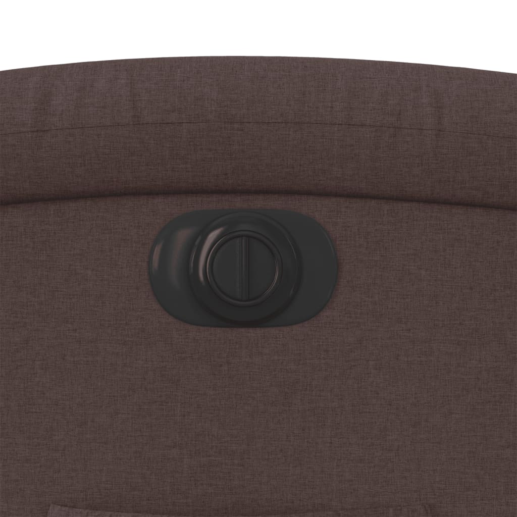 Sta-op-stoel elektrisch stof donkerbruin is nu te koop bij PeponiXL, paradijselijk wonen!