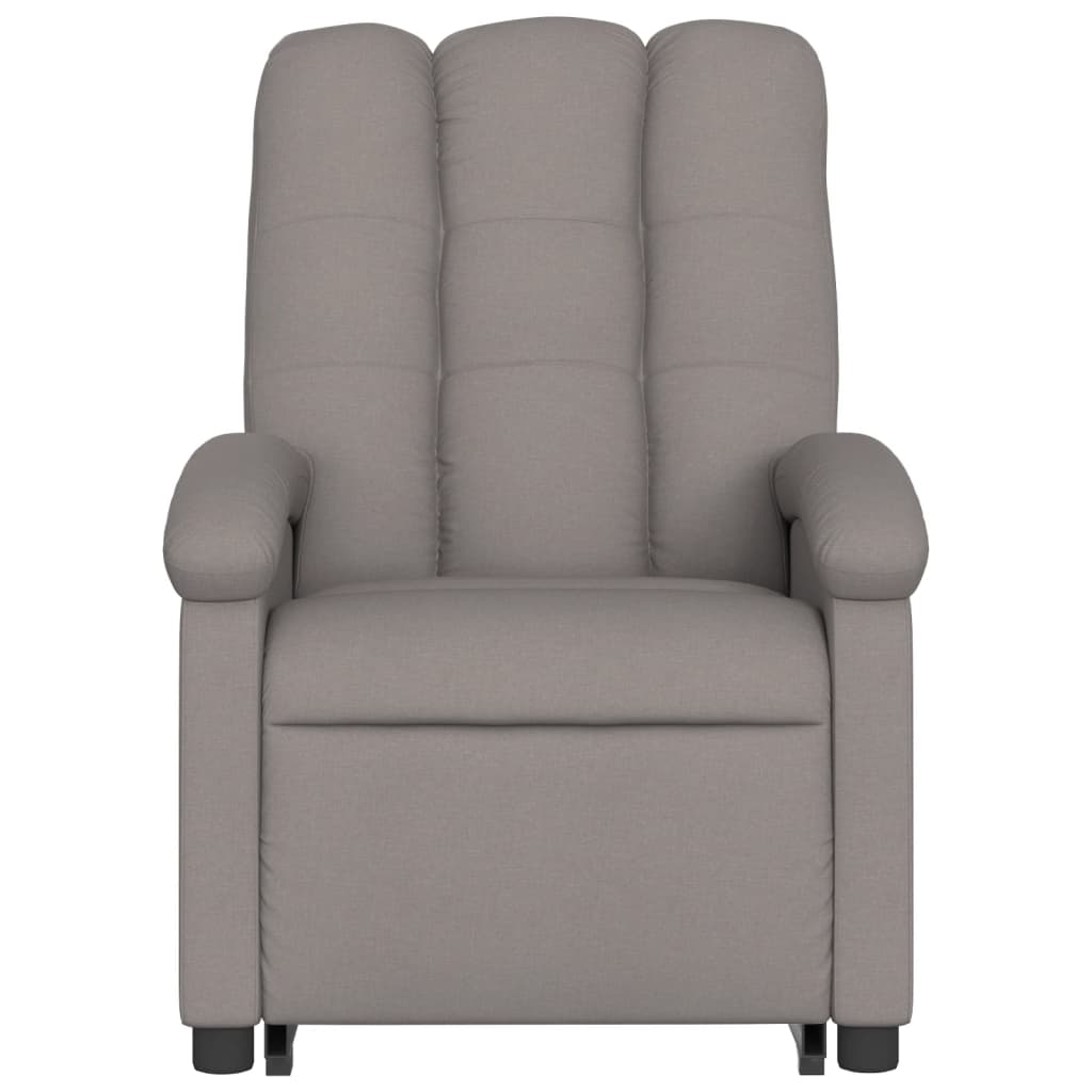 Sta-op-stoel elektrisch verstelbaar stof taupe is nu te koop bij PeponiXL, paradijselijk wonen!