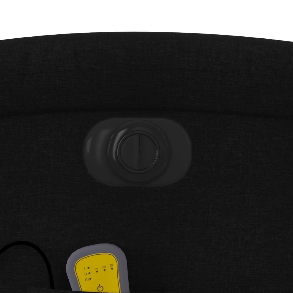 Sta-op-massagestoel elektrisch verstelbaar stof zwart is nu te koop bij PeponiXL, paradijselijk wonen!