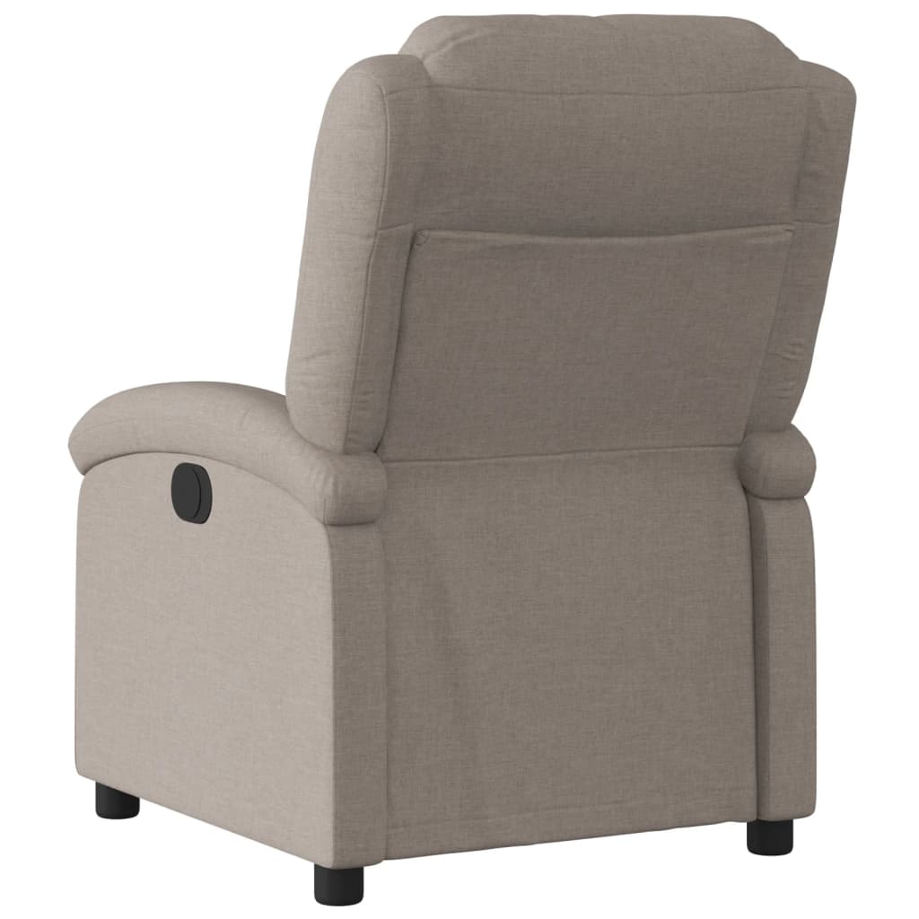 Fauteuil verstelbaar elektrisch stof taupe is nu te koop bij PeponiXL, paradijselijk wonen!