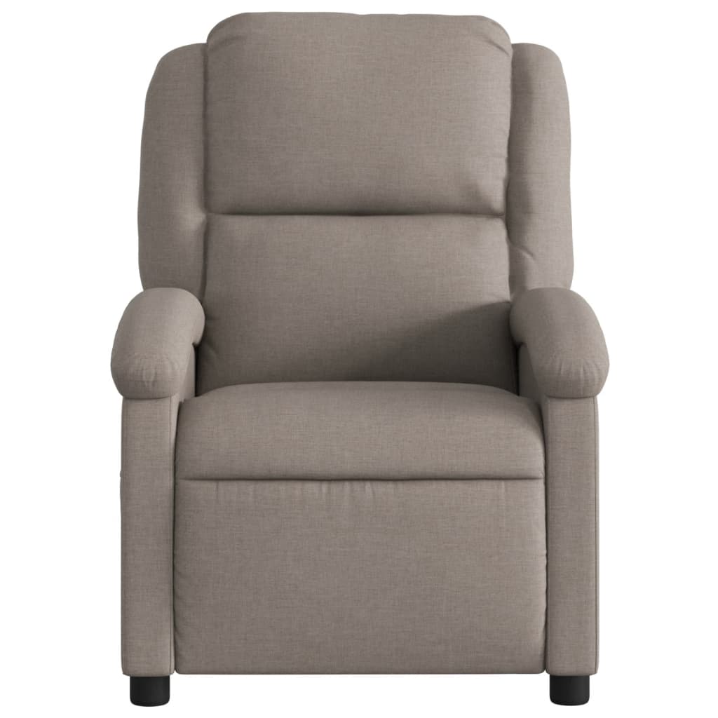 Massagestoel elektrisch verstelbaar stof taupe is nu te koop bij PeponiXL, paradijselijk wonen!