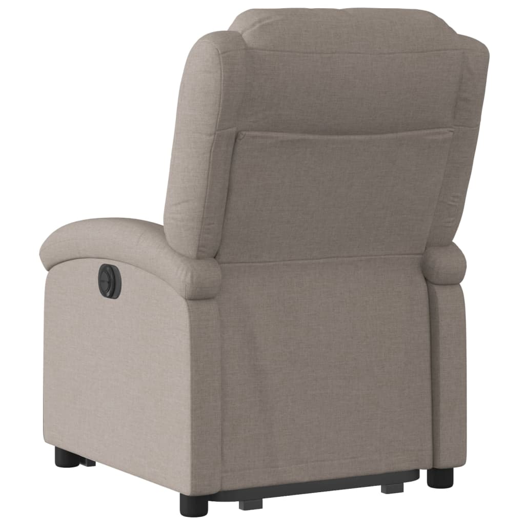 Sta-op-stoel elektrisch verstelbaar stof taupe is nu te koop bij PeponiXL, paradijselijk wonen!