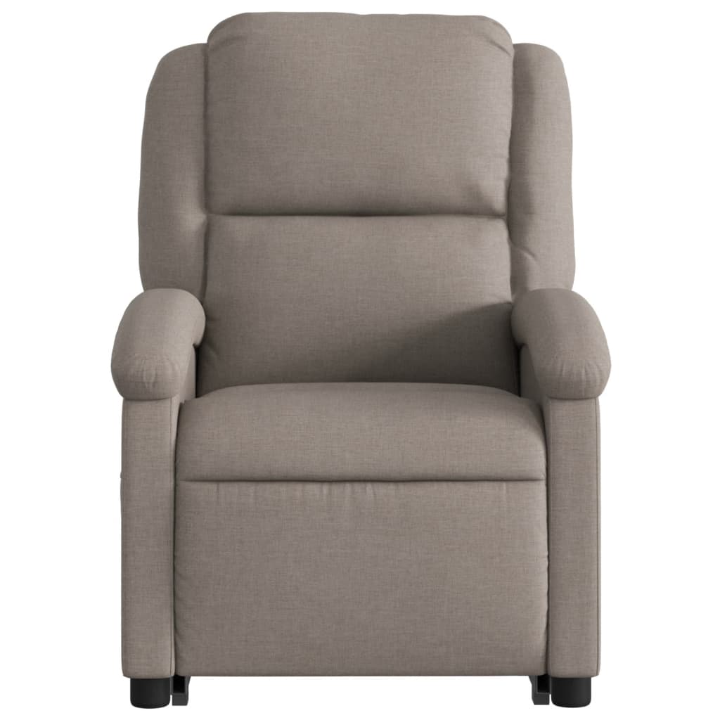 Sta-op-massagestoel elektrisch verstelbaar stof taupe is nu te koop bij PeponiXL, paradijselijk wonen!