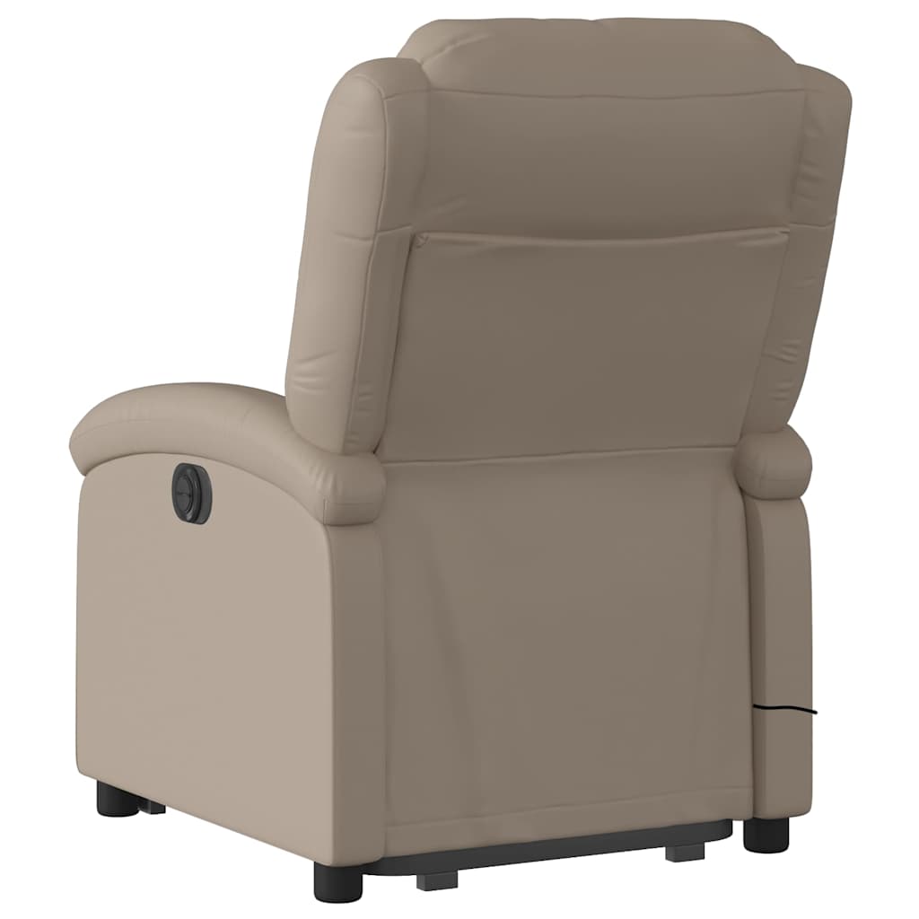 Sta-op-massagestoel verstelbaar kunstleer cappuccinokleurig is nu te koop bij PeponiXL, paradijselijk wonen!