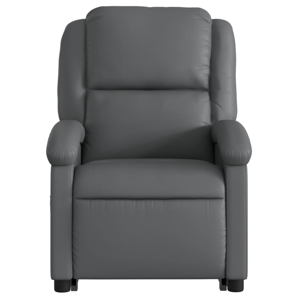 Sta-op-massagestoel elektrisch kunstleer grijs is nu te koop bij PeponiXL, paradijselijk wonen!