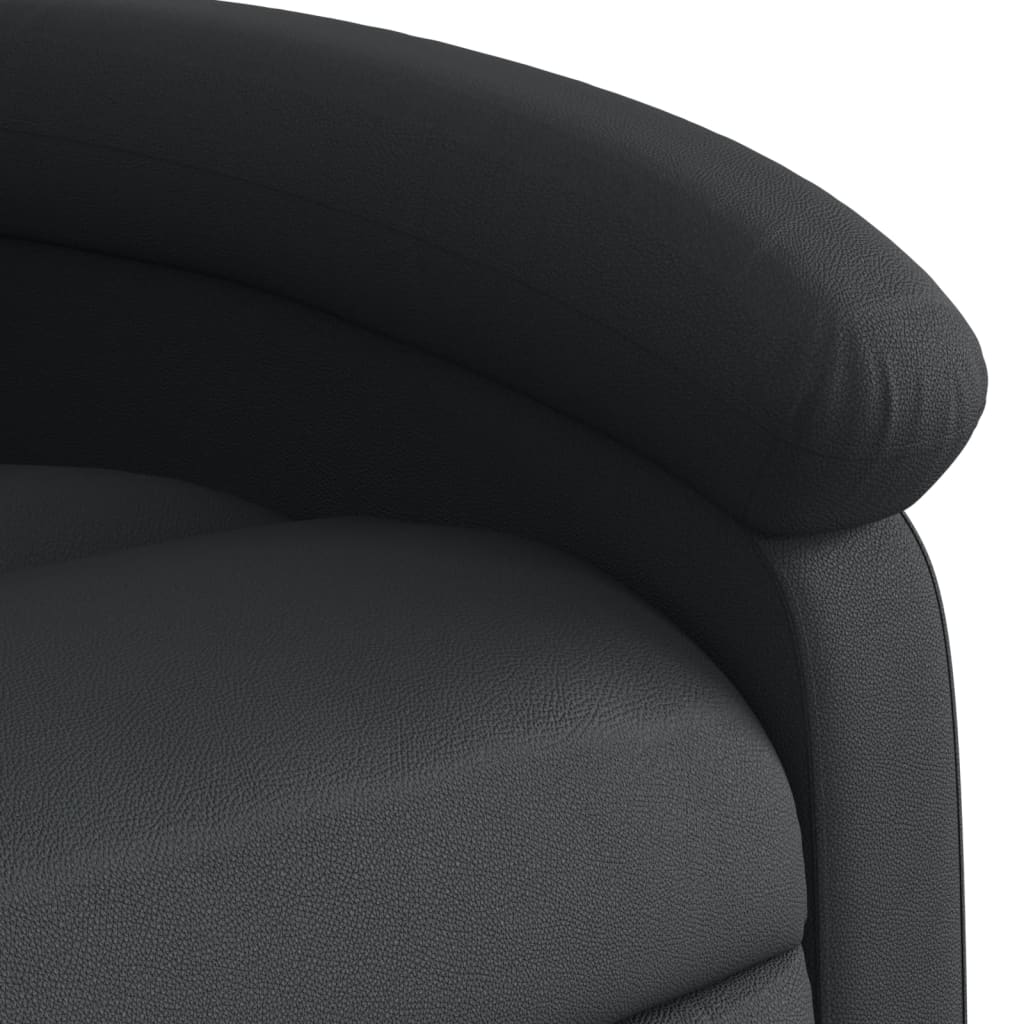 Massagestoel verstelbaar elektrisch echt leer zwart is nu te koop bij PeponiXL, paradijselijk wonen!