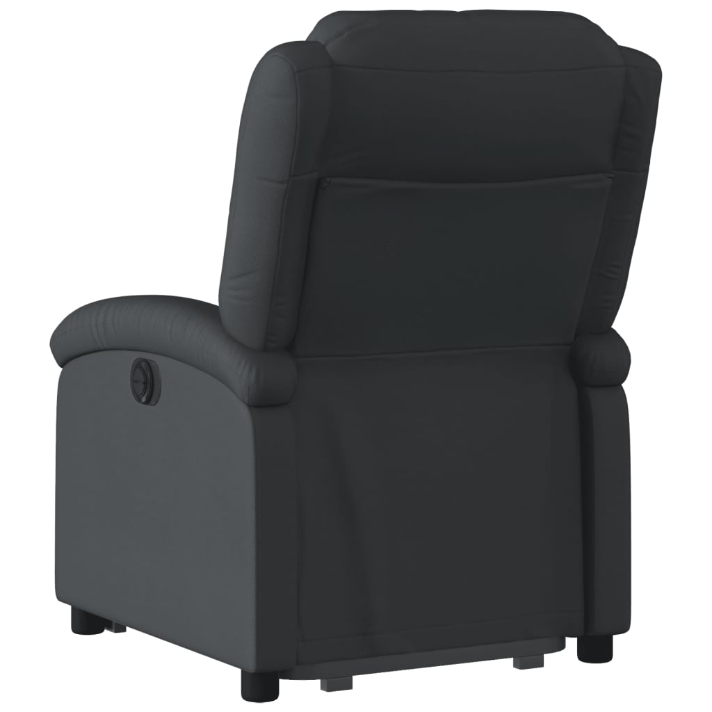 Sta-op-stoel echt leer zwart is nu te koop bij PeponiXL, paradijselijk wonen!