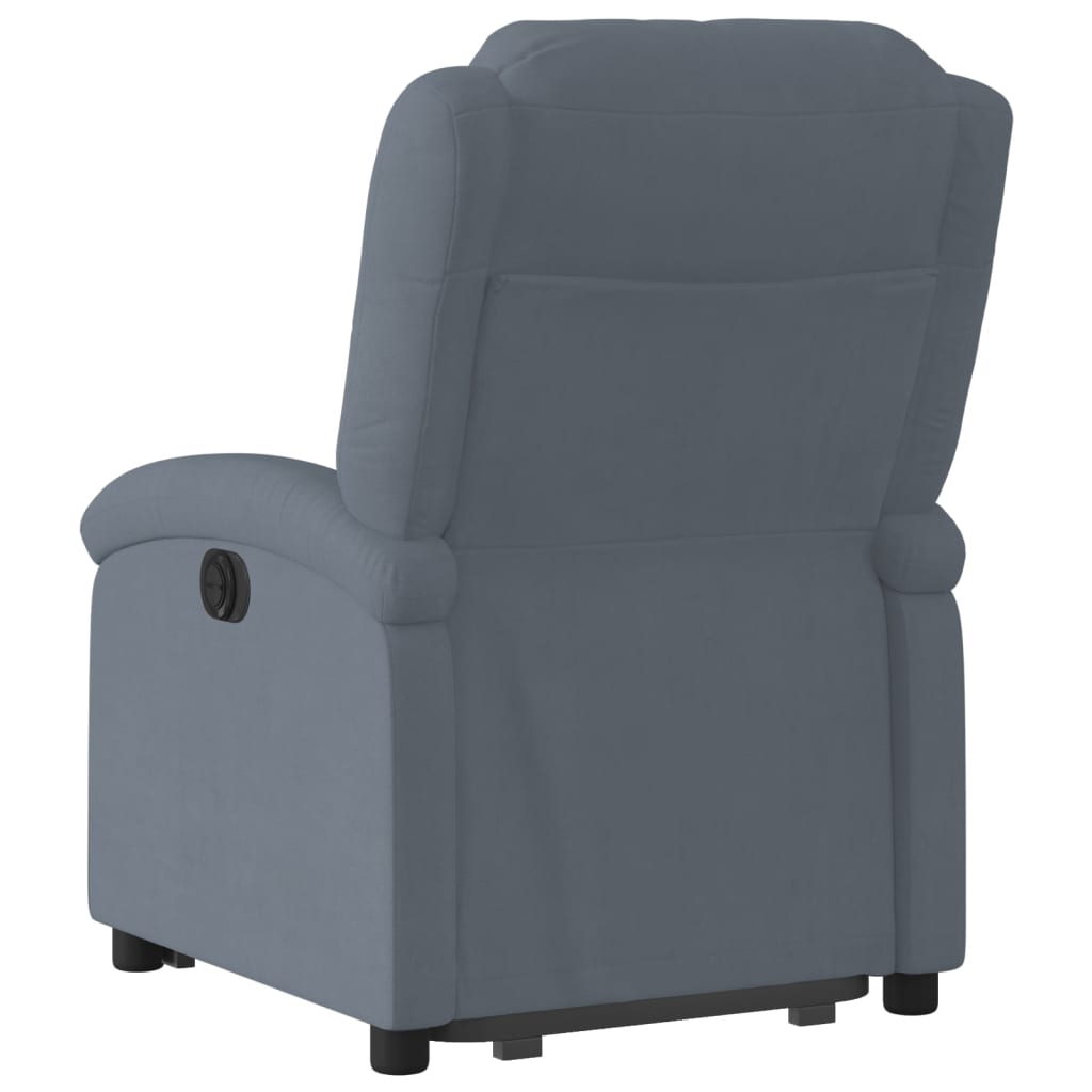 Sta-op-stoel verstelbaar fluweel donkergrijs is nu te koop bij PeponiXL, paradijselijk wonen!