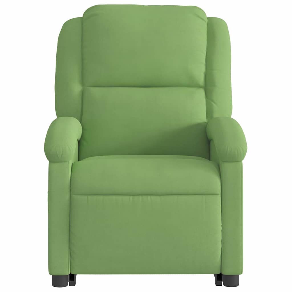Sta-op-massagestoel verstelbaar fluweel lichtgroen is nu te koop bij PeponiXL, paradijselijk wonen!