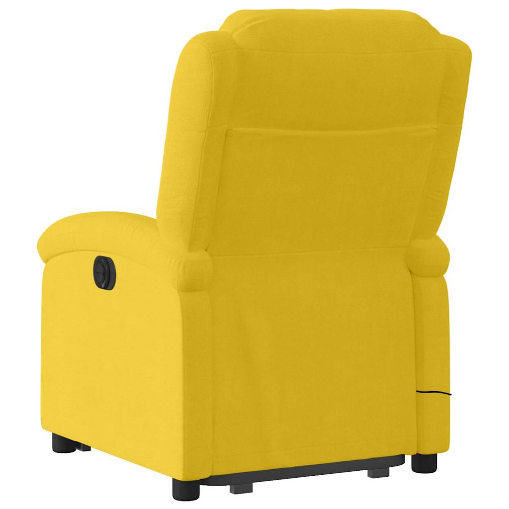 Sta-op-massagestoel verstelbaar fluweel geel is nu te koop bij PeponiXL, paradijselijk wonen!