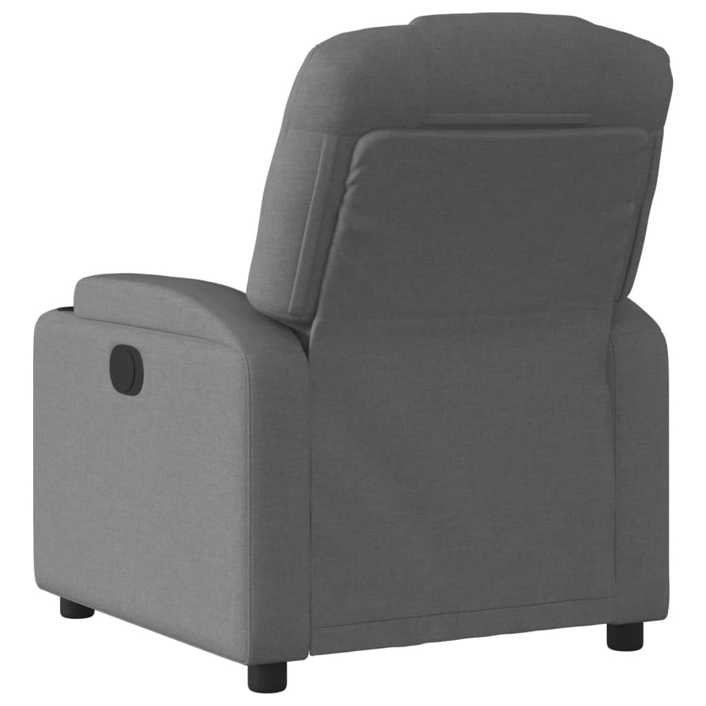 Fauteuil elektrisch verstelbaar stof donkergrijs is nu te koop bij PeponiXL, paradijselijk wonen!