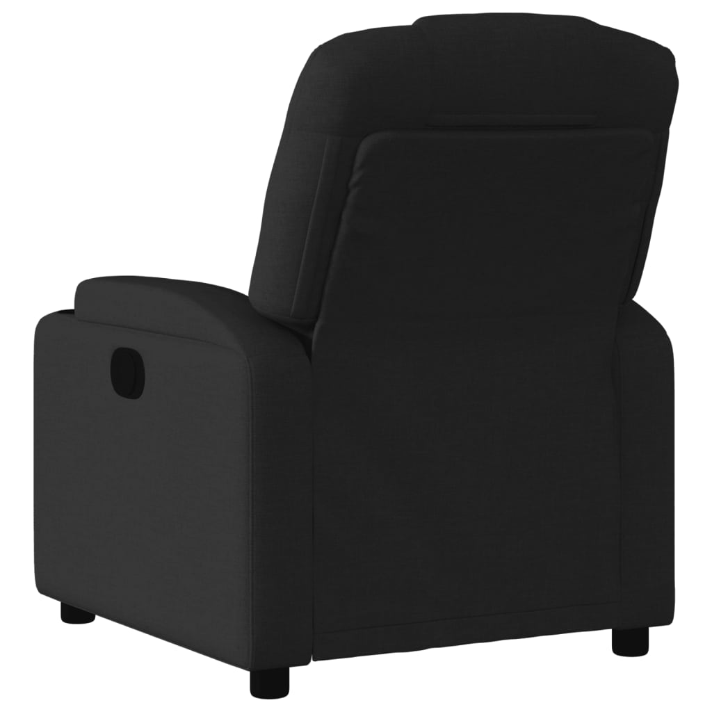 Fauteuil verstelbaar elektrisch stof zwart is nu te koop bij PeponiXL, paradijselijk wonen!