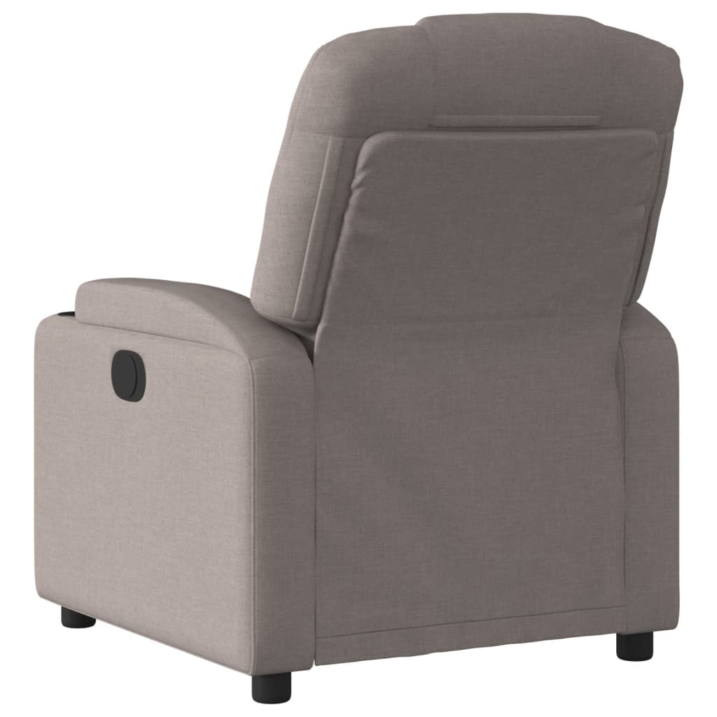 Fauteuil verstelbaar elektrisch stof taupe is nu te koop bij PeponiXL, paradijselijk wonen!