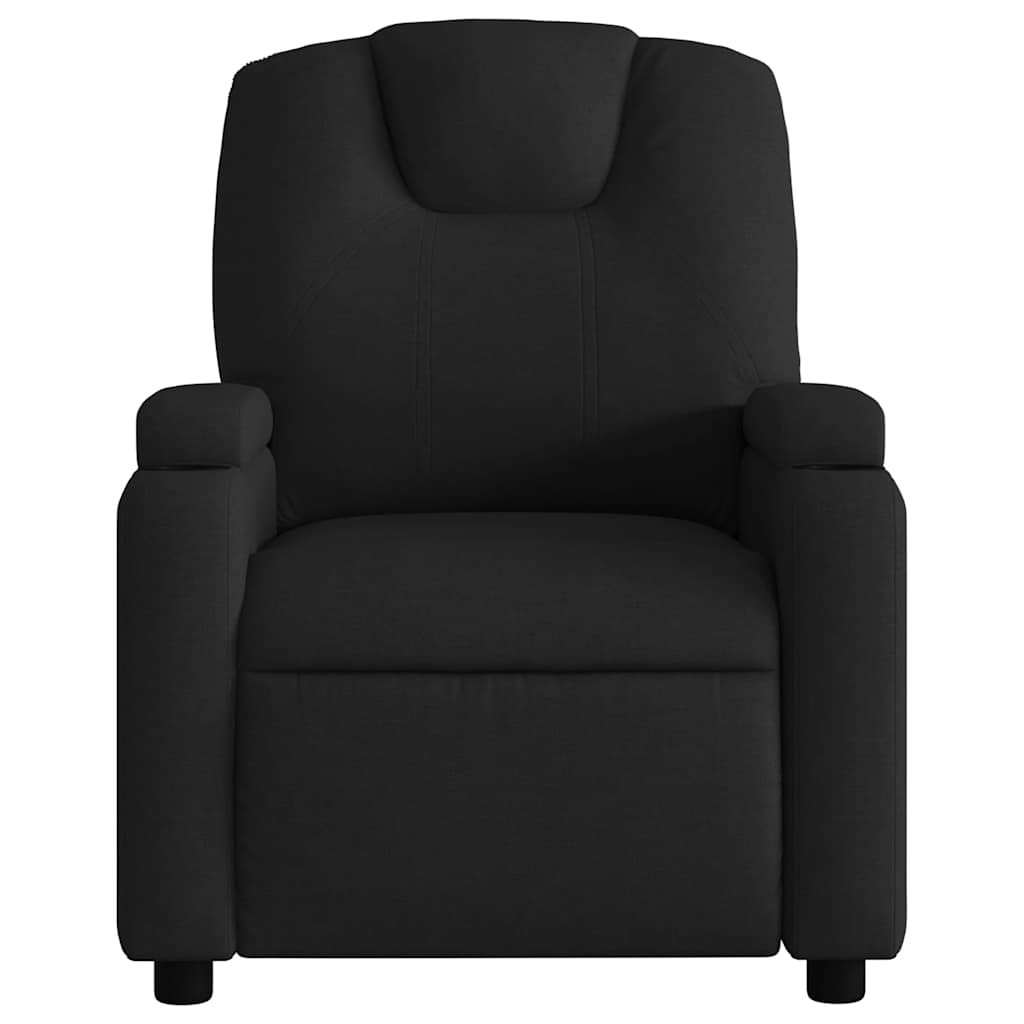Massagestoel elektrisch verstelbaar stof zwart is nu te koop bij PeponiXL, paradijselijk wonen!