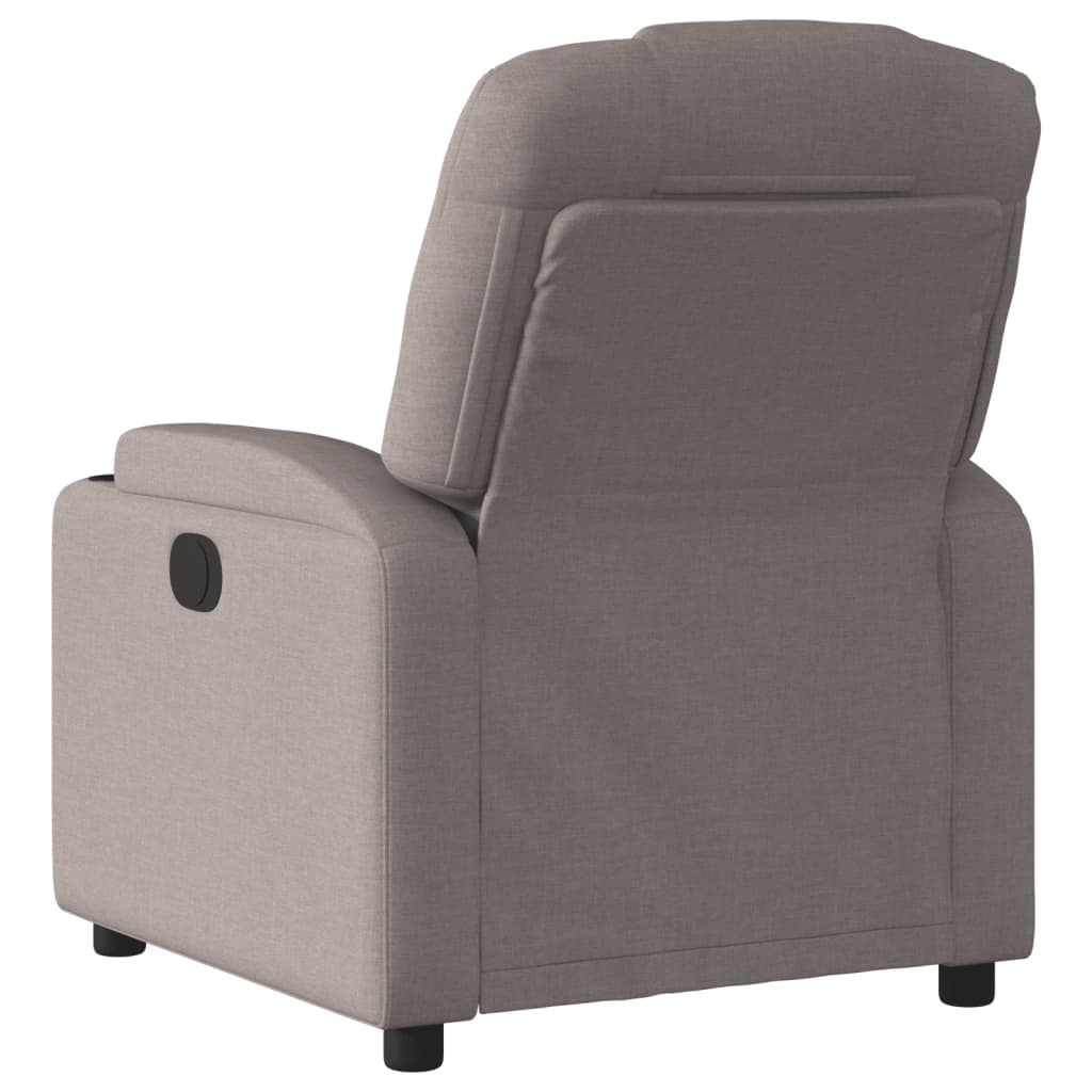 Massagestoel elektrisch verstelbaar stof taupe is nu te koop bij PeponiXL, paradijselijk wonen!