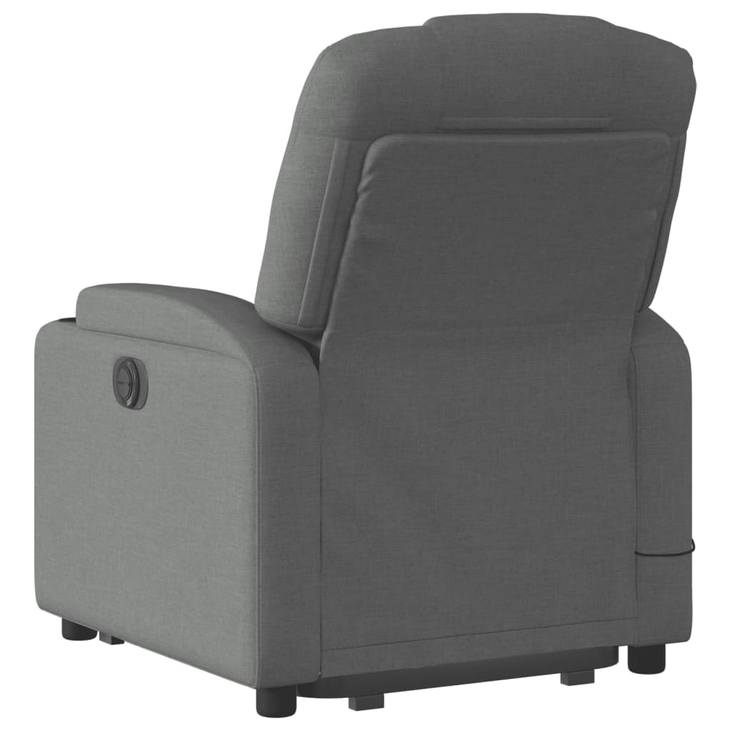 Sta-op-massagestoel verstelbaar stof donkergrijs is nu te koop bij PeponiXL, paradijselijk wonen!
