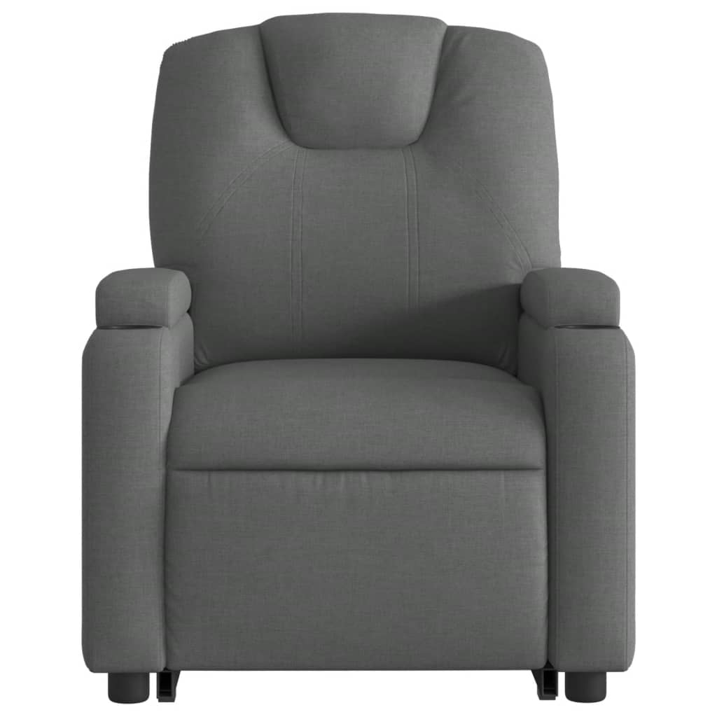 Sta-op-massagestoel elektrisch verstelbaar stof donkergrijs is nu te koop bij PeponiXL, paradijselijk wonen!