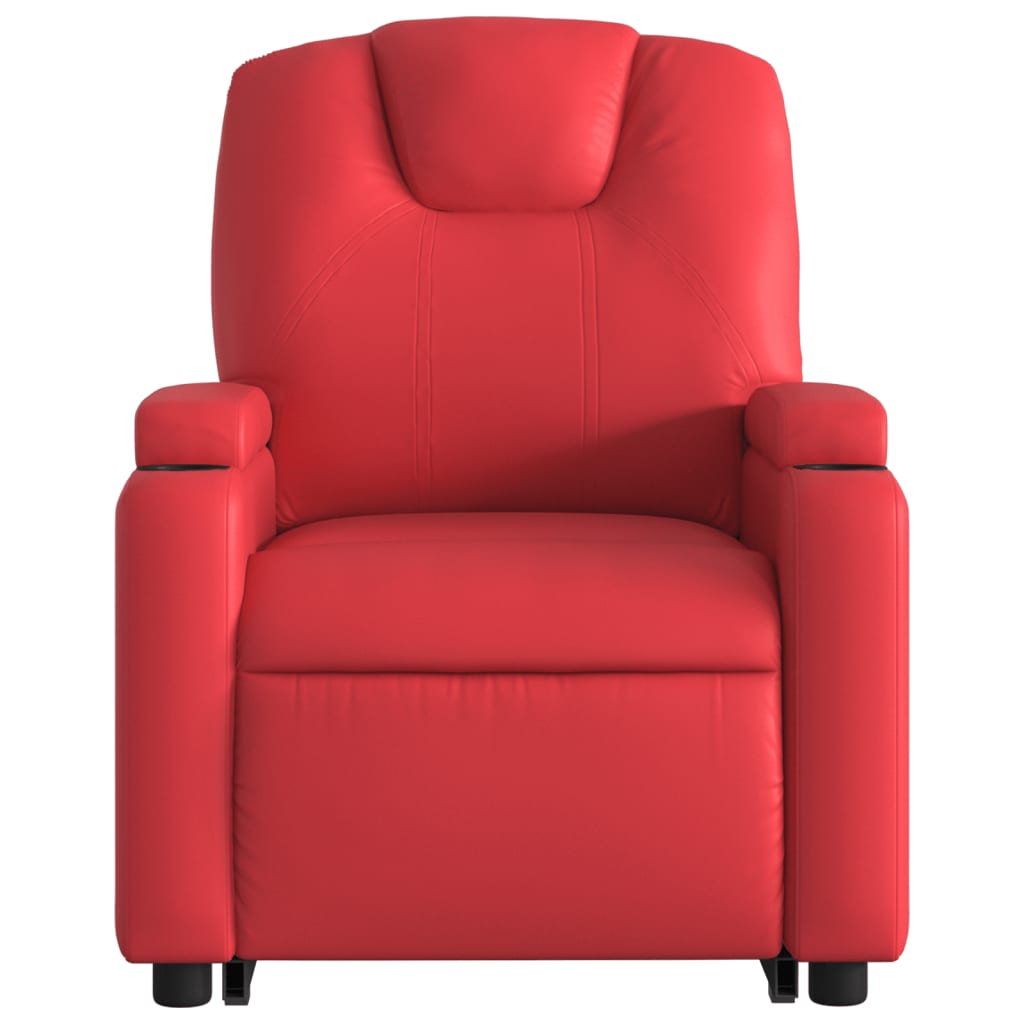 Sta-op-stoel kunstleer rood is nu te koop bij PeponiXL, paradijselijk wonen!