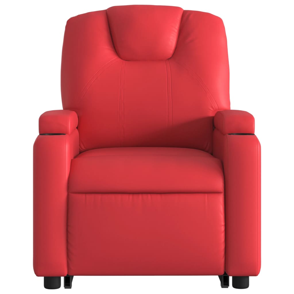 Sta-op-massagestoel verstelbaar kunstleer rood is nu te koop bij PeponiXL, paradijselijk wonen!