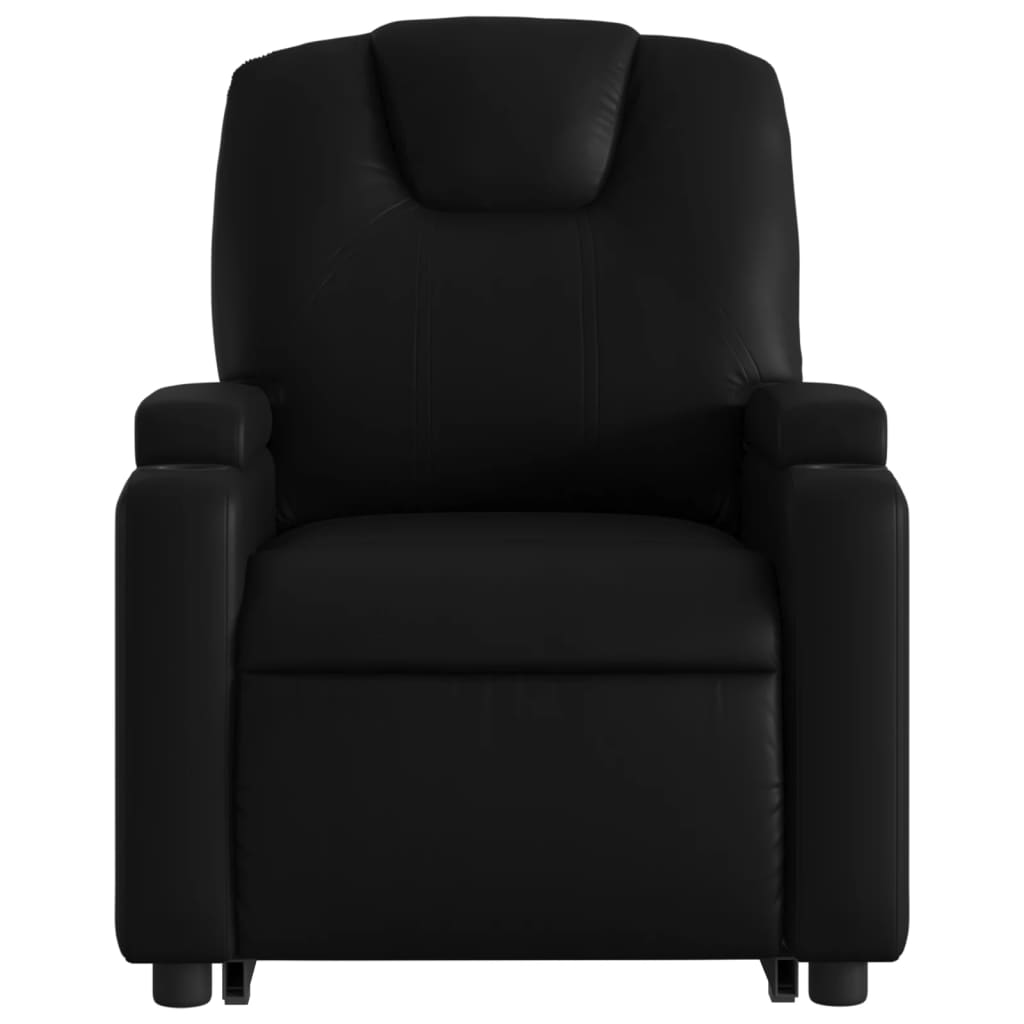 Sta-op-massagestoel elektrisch kunstleer zwart is nu te koop bij PeponiXL, paradijselijk wonen!