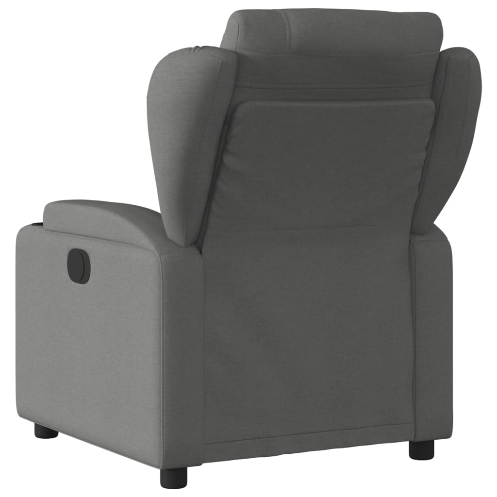 Fauteuil elektrisch verstelbaar stof donkergrijs is nu te koop bij PeponiXL, paradijselijk wonen!