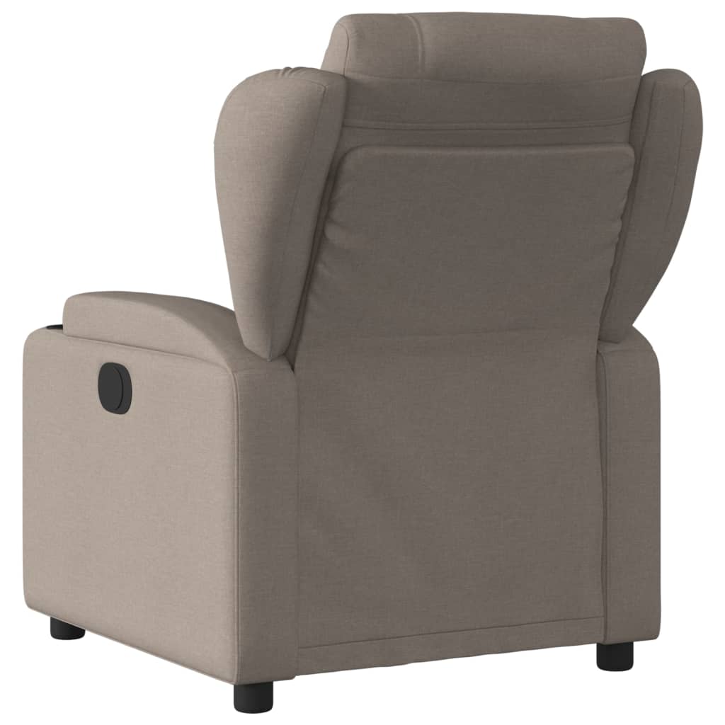 Fauteuil verstelbaar elektrisch stof taupe is nu te koop bij PeponiXL, paradijselijk wonen!