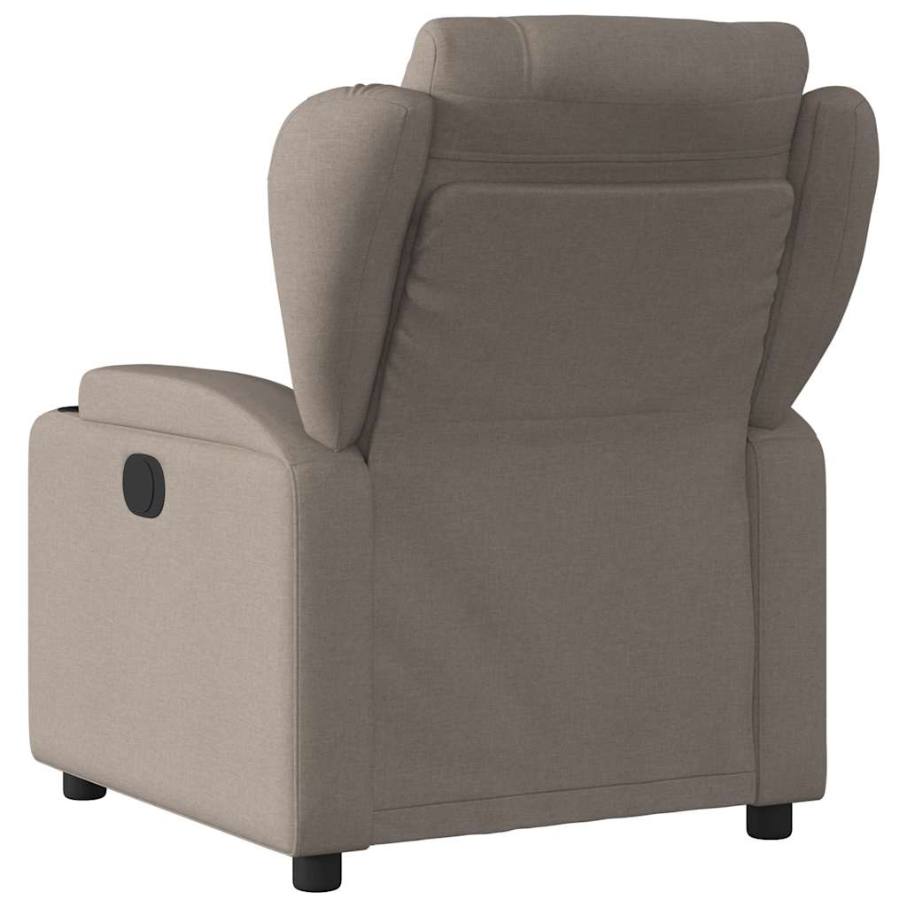 Massagestoel elektrisch verstelbaar stof taupe