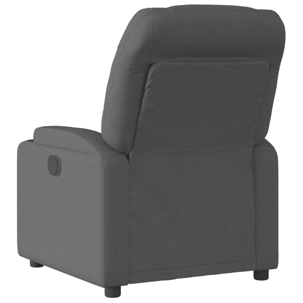 Fauteuil elektrisch verstelbaar stof donkergrijs is nu te koop bij PeponiXL, paradijselijk wonen!