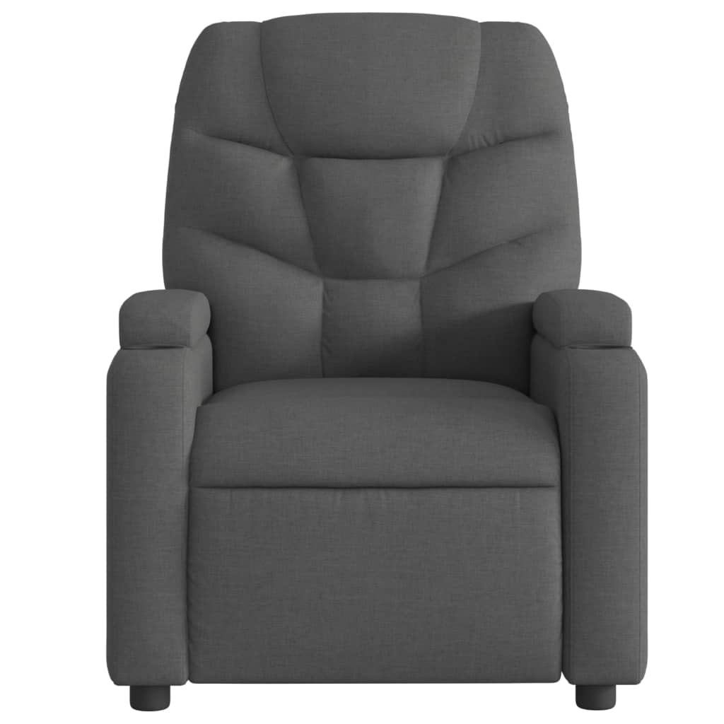 Fauteuil elektrisch verstelbaar stof donkergrijs is nu te koop bij PeponiXL, paradijselijk wonen!