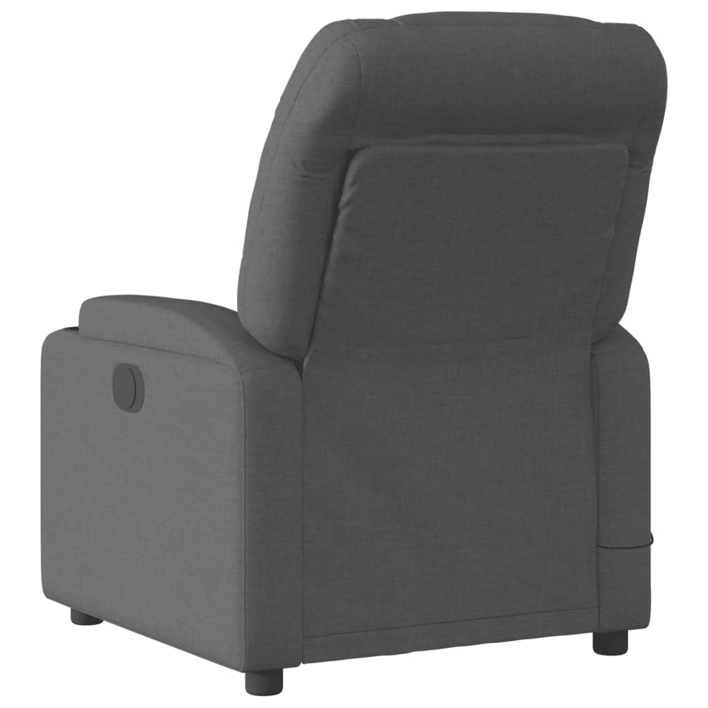 Massagestoel elektrisch verstelbaar stof donkergrijs is nu te koop bij PeponiXL, paradijselijk wonen!