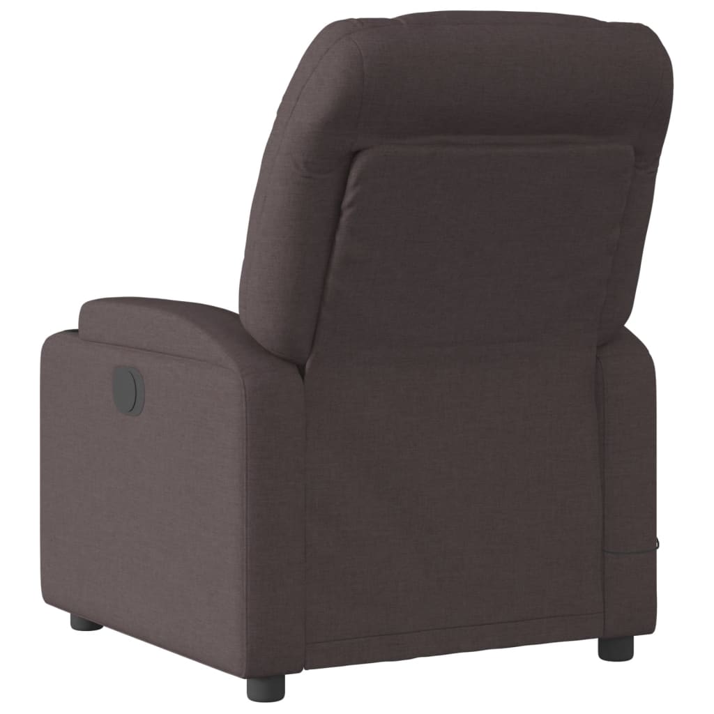 Massagestoel elektrisch verstelbaar stof donkerbruin is nu te koop bij PeponiXL, paradijselijk wonen!