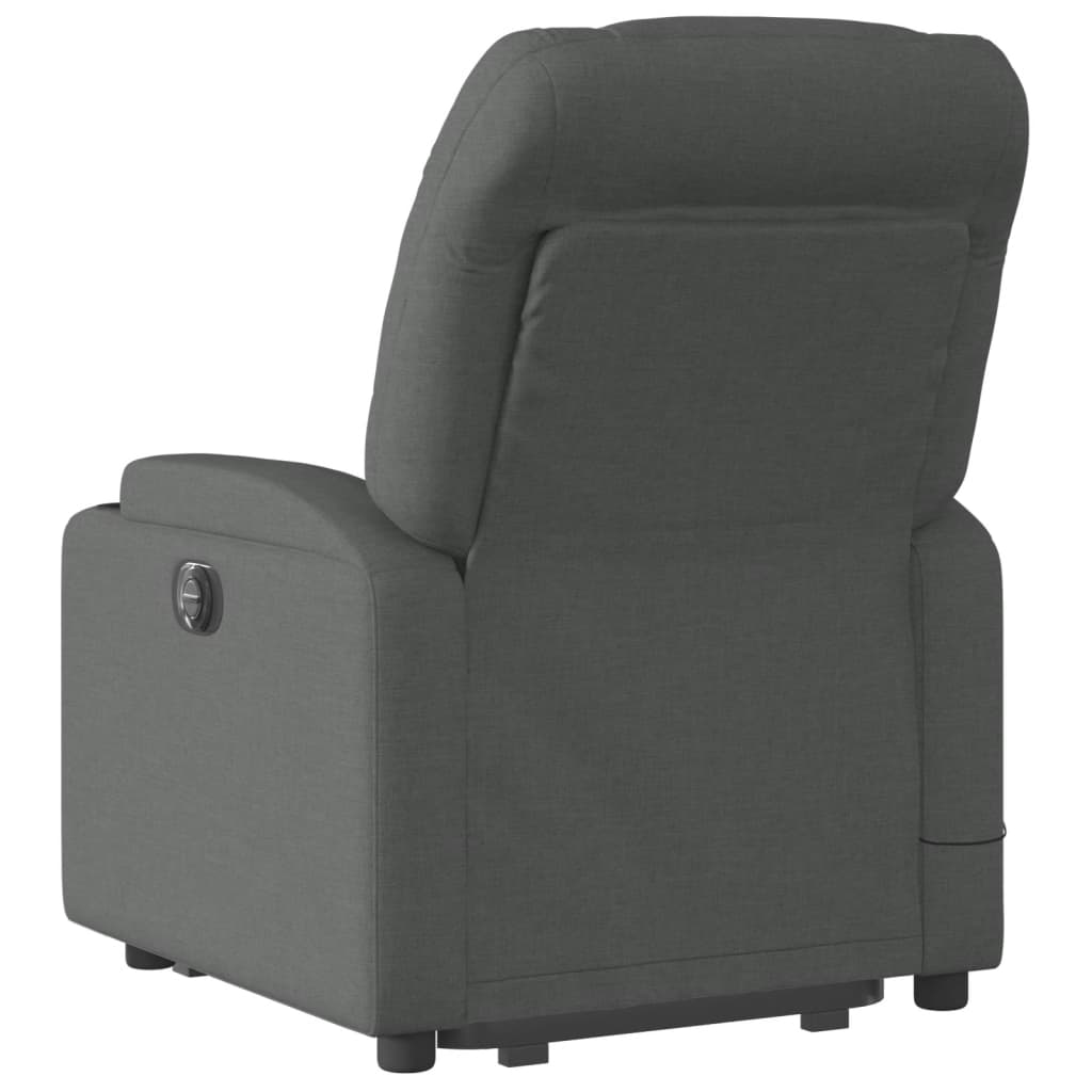 Sta-op-massagestoel verstelbaar stof donkergrijs is nu te koop bij PeponiXL, paradijselijk wonen!