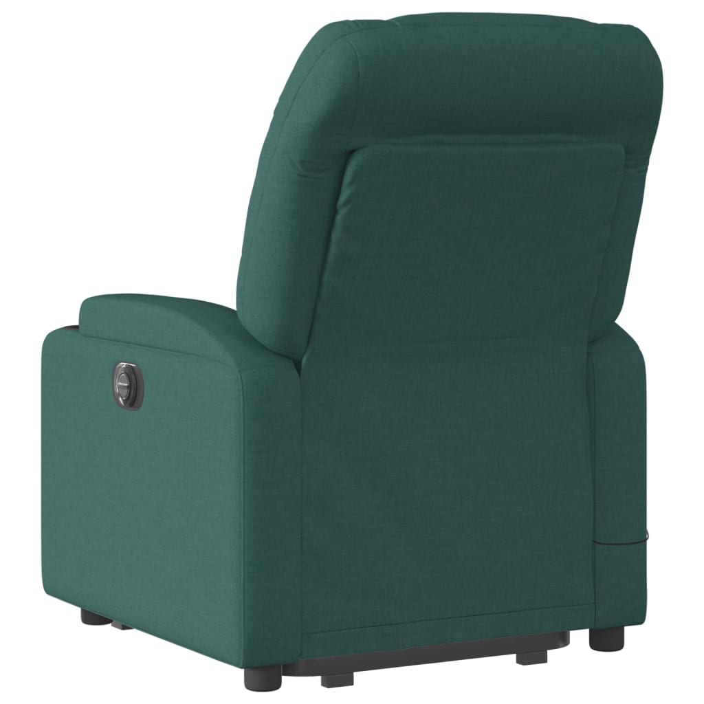Sta-op-massagestoel verstelbaar stof donkergroen is nu te koop bij PeponiXL, paradijselijk wonen!