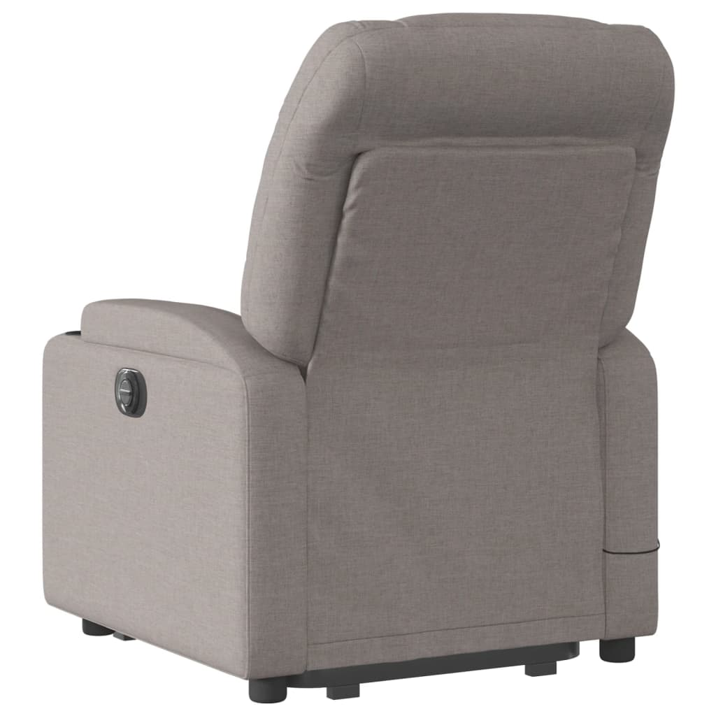 Sta-op-massagestoel verstelbaar stof taupe is nu te koop bij PeponiXL, paradijselijk wonen!