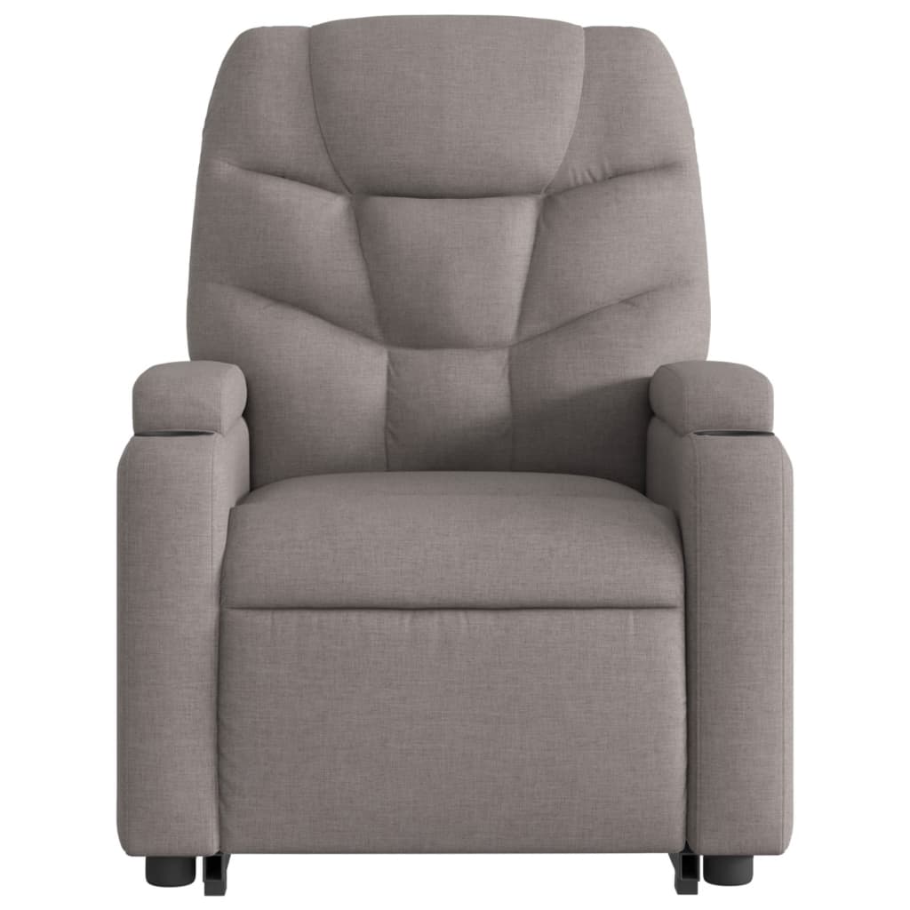 Sta-op-massagestoel verstelbaar stof taupe is nu te koop bij PeponiXL, paradijselijk wonen!