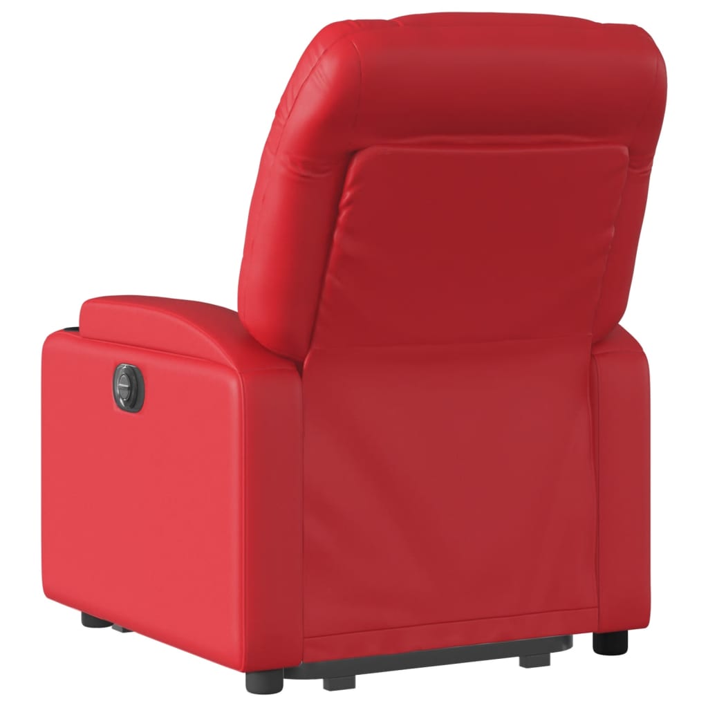 Sta-op-stoel kunstleer rood is nu te koop bij PeponiXL, paradijselijk wonen!