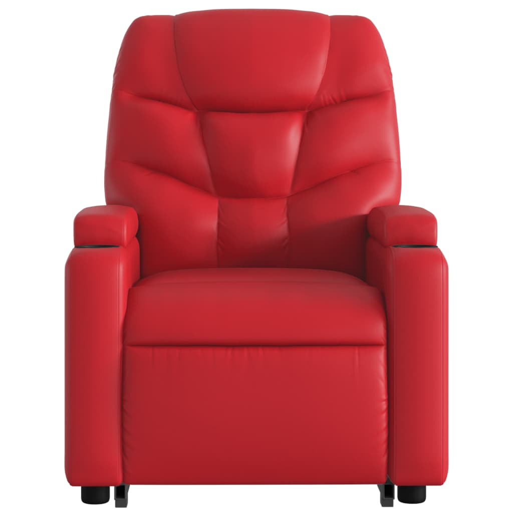 Sta-op-stoel kunstleer rood is nu te koop bij PeponiXL, paradijselijk wonen!
