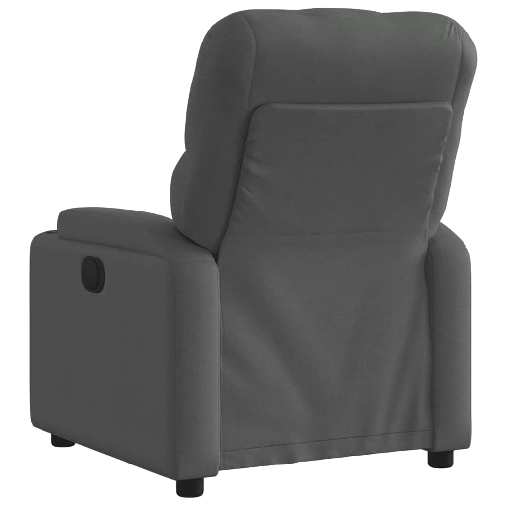 Fauteuil elektrisch verstelbaar stof donkergrijs is nu te koop bij PeponiXL, paradijselijk wonen!