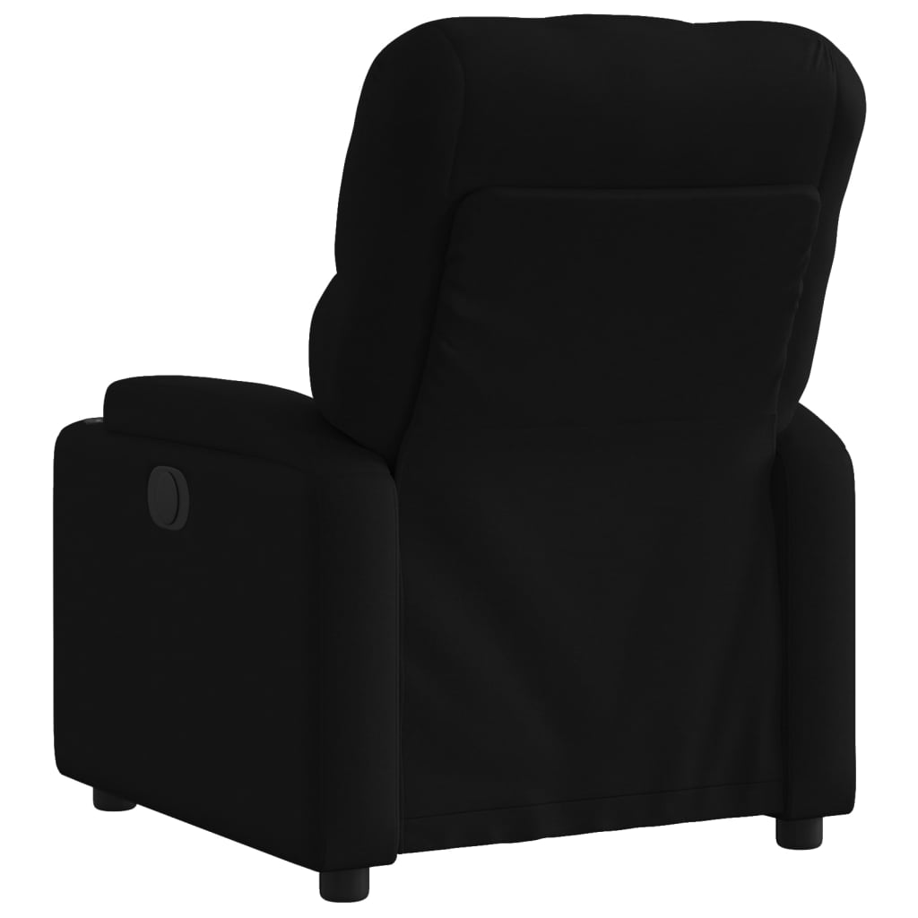 Fauteuil verstelbaar elektrisch stof zwart is nu te koop bij PeponiXL, paradijselijk wonen!