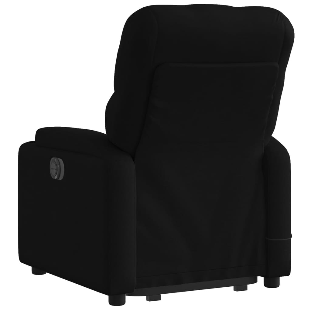 Sta-op-massagestoel elektrisch verstelbaar stof zwart is nu te koop bij PeponiXL, paradijselijk wonen!