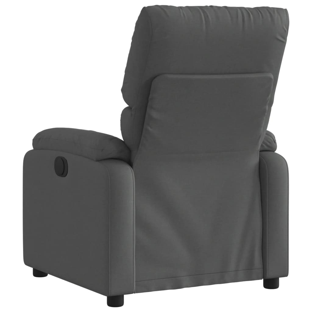 Fauteuil elektrisch verstelbaar stof donkergrijs is nu te koop bij PeponiXL, paradijselijk wonen!