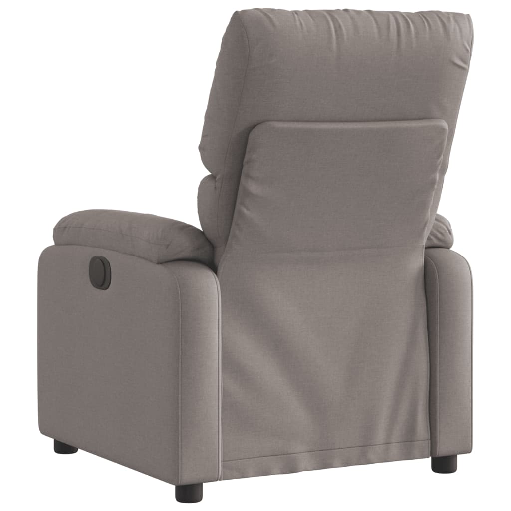 Fauteuil verstelbaar elektrisch stof taupe is nu te koop bij PeponiXL, paradijselijk wonen!