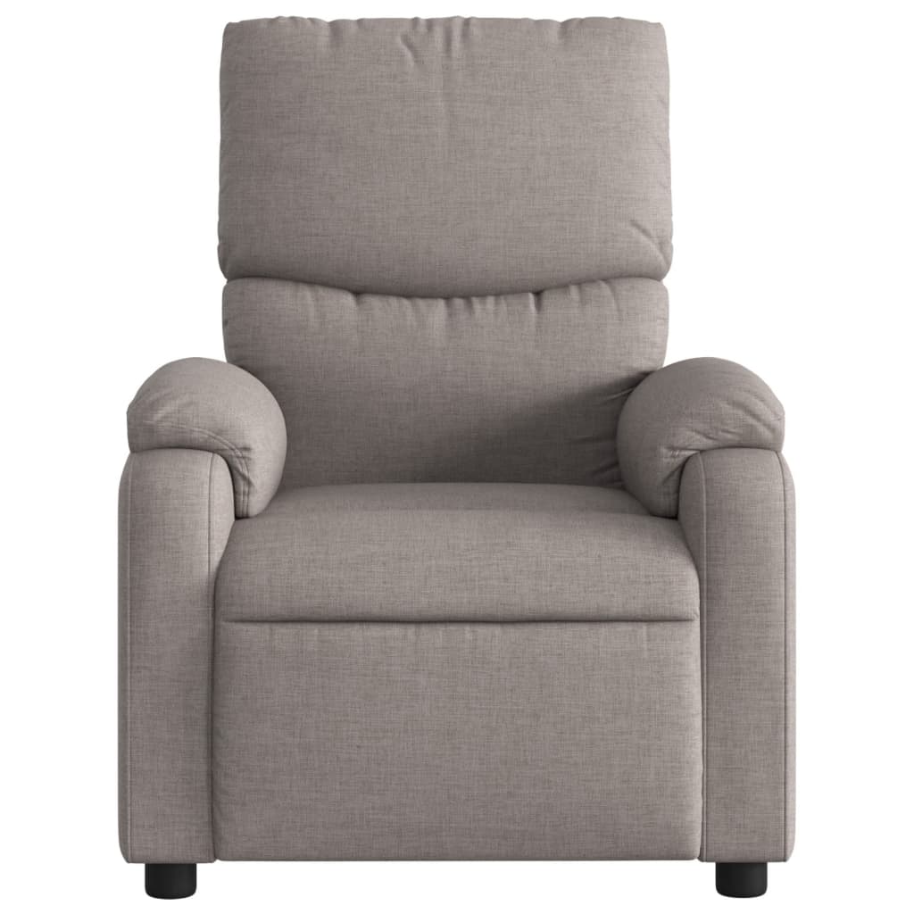 Massagestoel elektrisch verstelbaar stof taupe is nu te koop bij PeponiXL, paradijselijk wonen!