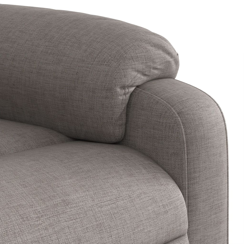 Massagestoel elektrisch verstelbaar stof taupe is nu te koop bij PeponiXL, paradijselijk wonen!