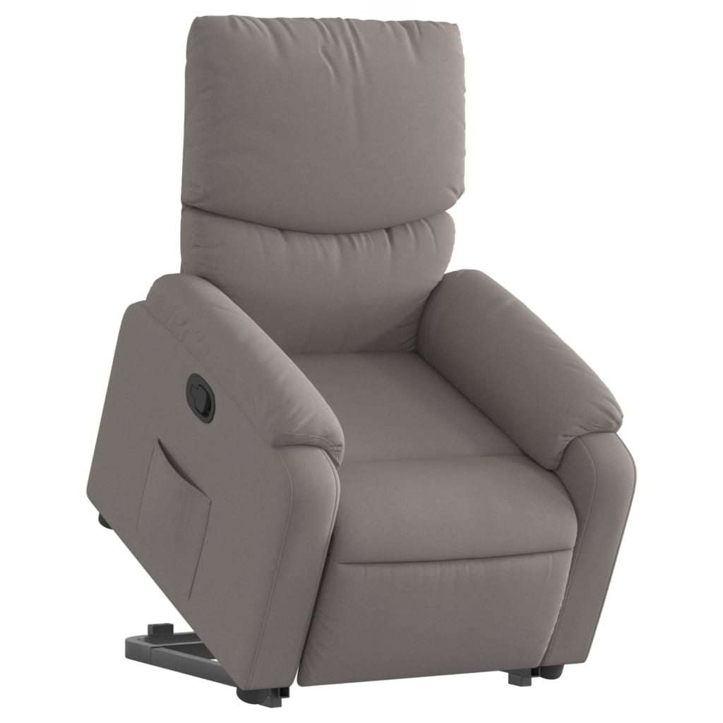 Sta-op-stoel verstelbaar stof taupe is nu te koop bij PeponiXL, paradijselijk wonen!