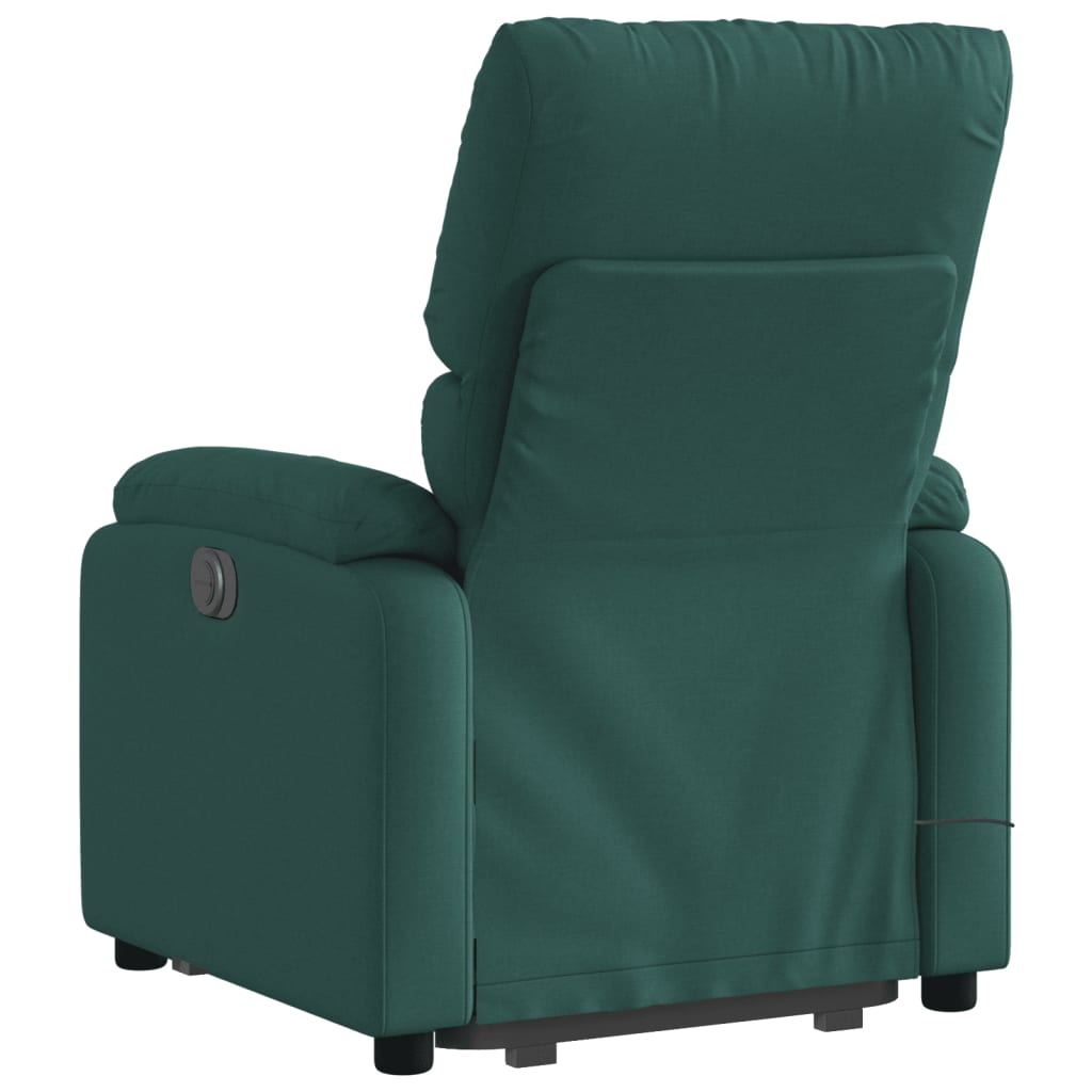 Sta-op-massagestoel verstelbaar stof donkergroen is nu te koop bij PeponiXL, paradijselijk wonen!