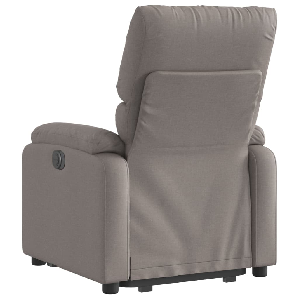Sta-op-stoel elektrisch verstelbaar stof taupe is nu te koop bij PeponiXL, paradijselijk wonen!