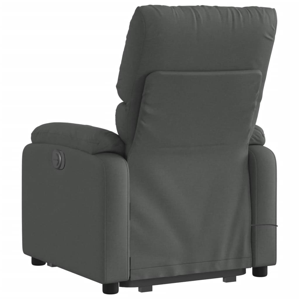 Sta-op-massagestoel elektrisch verstelbaar stof donkergrijs is nu te koop bij PeponiXL, paradijselijk wonen!