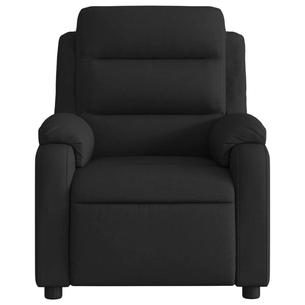 Fauteuil verstelbaar elektrisch stof zwart is nu te koop bij PeponiXL, paradijselijk wonen!